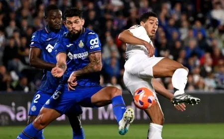 Opta AI Predicts Outcome for Getafe vs Real Madrid Match