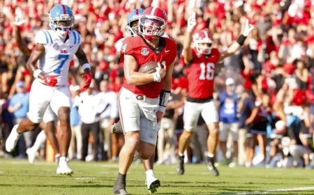 Georgia Dominates as Undefeated Teams Fall: College Football Week 8 Highlights