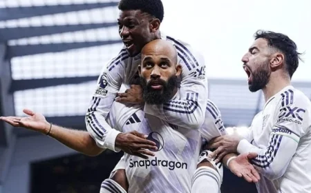 Mbeumo Scores First in Liverpool vs. Manchester United Premier League Clash