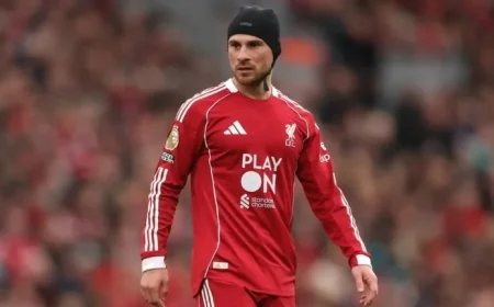 Alexis Mac Allister Sports Hat in Liverpool vs Man Utd Clash