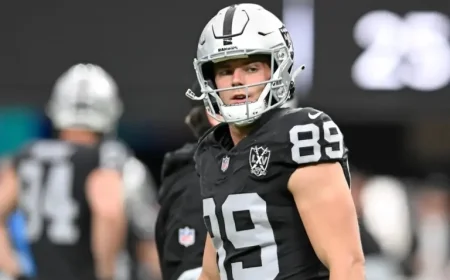 Raiders’ Brock Bowers Discusses Knee Recovery and Pete Carroll’s Energetic Influence