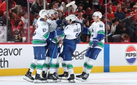 Lankinen Leads Canucks to Shootout Victory Over Blackhawks