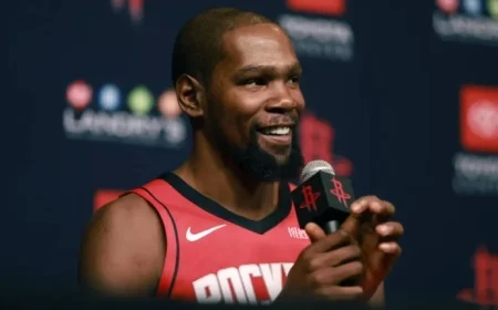 Kevin Durant Inks $90M Rockets Deal, Breaks $598M NBA Earnings Record