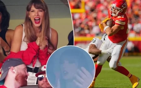 Taylor Swift Attends Travis Kelce’s Week 7 Chiefs Game