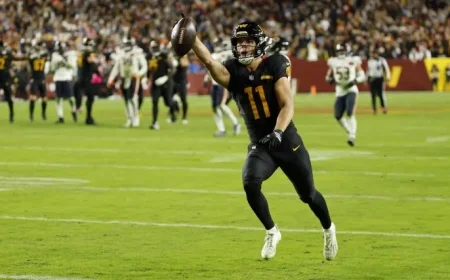 Luke McCaffrey’s Limited Impact: Commanders’ WR Quiet Against Cowboys