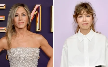 Jennifer Aniston Connects with Jennette McCurdy