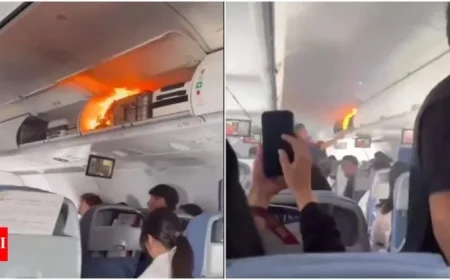 Air China Flight Diverts for Emergency Landing After Lithium Battery Fire
