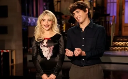 Sabrina Carpenter Shines with ‘Manchild’ and ‘Nobody’s Son’ on SNL