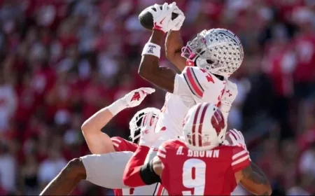 Aerial Assault and Defensive Dominance Lead to 34-0 Wisconsin Rout