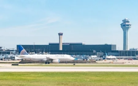 Two United Planes Collide on O’Hare Airport Runway in Chicago