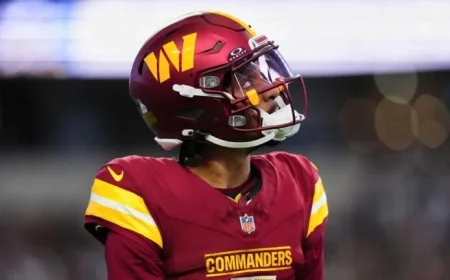 Jayden Daniels Leaves Commanders’ Game; Awaiting Hamstring MRI Results