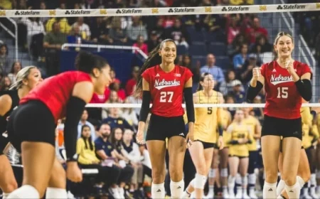 Huskers Achieve Perfect Weekend Victory in Michigan – University of Nebraska