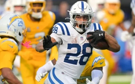 Jonathan Taylor’s Hat Trick Leads Colts to 38-24 Win Over Chargers