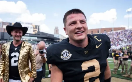 Ohio State Leads, Vanderbilt Enters AP Top 10 for First Time Since 1947