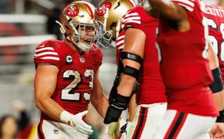 Christian McCaffrey’s 201 Yards Propel 49ers to Victory Over Falcons