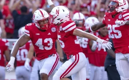 Nebraska Football Favored by 8 Points Against Northwestern at Home