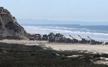 Marines’ Live Artillery Shrapnel Strikes Patrol Vehicle on California Interstate
