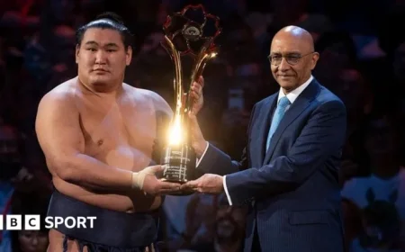 Yokozuna Hoshoryu Triumphs in London Grand Sumo Tournament