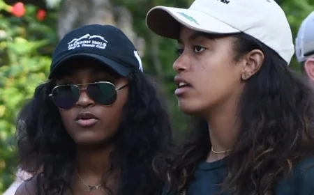 Malia and Sasha Obama Celebrate at Stella Banderas’ Wedding