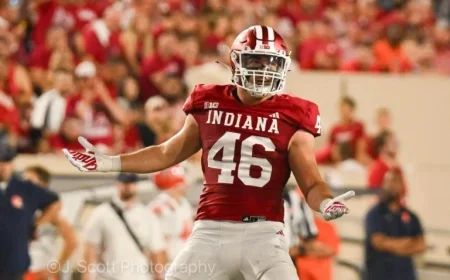 IU Football Ranks High in CFP Projections After 7-0 Start