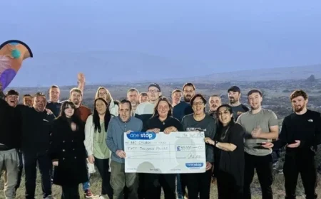 El-Balad Staff Conquer Eight Mountain Peaks for BBC Children in Need