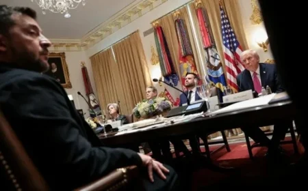 Trump-Zelensky Meeting Sours Over Dispute on Territorial Concessions