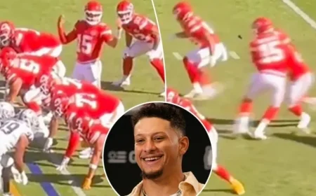 Patrick Mahomes Stuns Broadcasters with Trick Play in Chiefs’ Blowout Victory