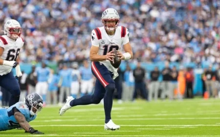QB Drake Maye, Run Game, Patriots Defense Shine in Win Over Titans