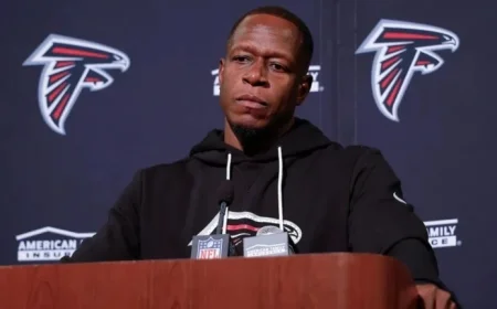 Falcons Coach Morris Owns Up to Blunder on McCaffrey’s Winning TD