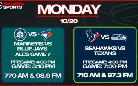 Listen to Mariners ALCS Game 7 and Seahawks vs. Texans on Seattle Sports App