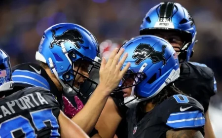 Jahmyr Gibbs Leads Lions to 24-9 Victory Over Buccaneers