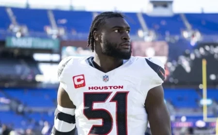 Will Anderson Forces Fumble, Scores Touchdown After Sacking Sam Darnold