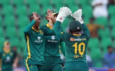 Pakistan Opt to Bowl; South Africa Introduces Khaka
