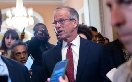 Senate Republicans Meet at White House Amid Shutdown Crisis