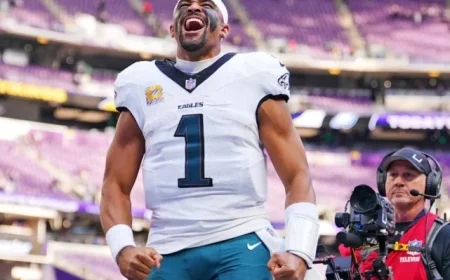 Jalen Hurts Sets Eagles Record for Highest Passer Rating in 7 Games