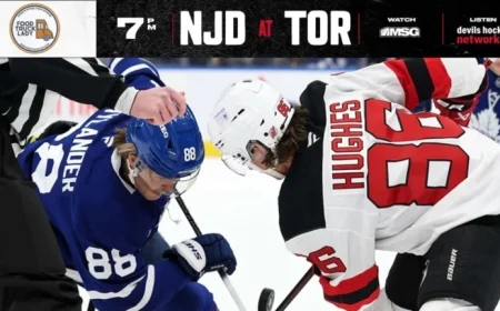 Devils Face Leafs in Ontario Showdown | Preview
