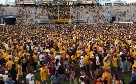 ASU Fined for Field Storming After Texas Tech Upset Victory