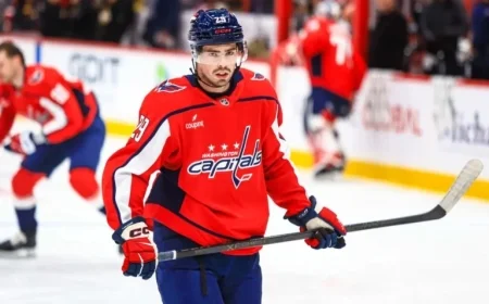 Hendrix Lapierre Leads Capitals to Five-on-Five Domination Over Kraken