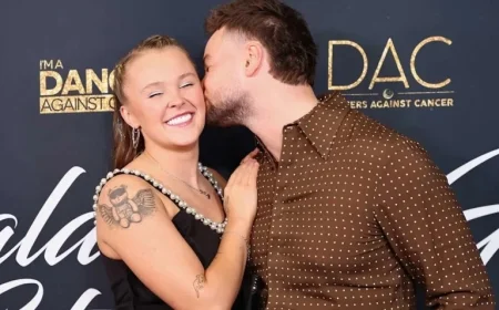 JoJo Siwa and Chris Hughes Shine at Beverly Hills Charity Gala Debut