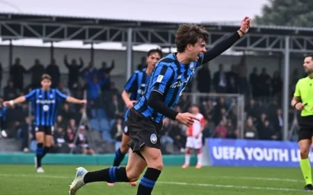 Atalanta Defeats Slavia Praha 2-0 in UEFA Youth League Match