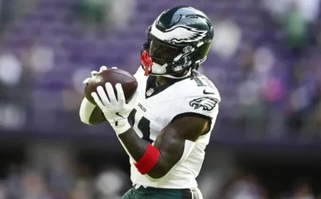 A.J. Brown Skips Wednesday Practice Due to Hamstring Injury