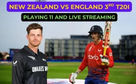 New Zealand vs England live: match scorecard, rain interruption and series stakes in the 3rd T20I at Eden Park