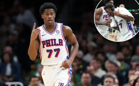 Rookie VJ Edgecombe’s Historic 76ers Debut Sets New Benchmark
