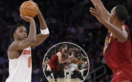 OG Anunoby Shines in Knicks’ Win with ‘Monster’ Performance