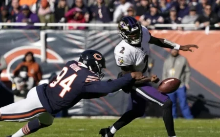Week 8: Bears Aim for Victory Against Ravens