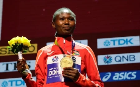 Marathon Record Holder Ruth Chepng’etich Banned for Doping Violation