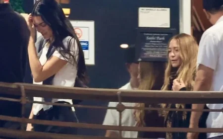 Mary-Kate Olsen Wows in All-Black for Exclusive Night Out with Kendall Jenner