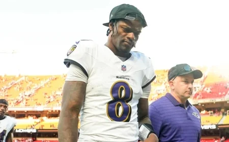 Lamar Jackson injury update: Ravens QB stacks practices ahead of Week 8, game status still to be decided