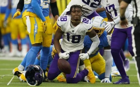 Thursday Night Football tonight: Vikings vs. Chargers kickoff time, how to watch, key injuries, and smart bets for Week 8