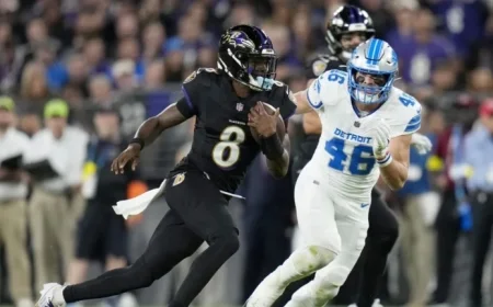 Lamar Jackson Limited; DeAndre Hopkins Out for Thursday’s Practice